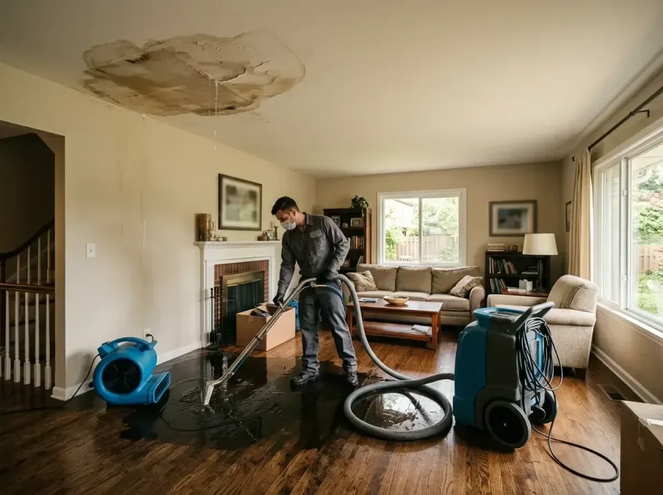 attic-pipe-burst-ceiling-drip-008 — frequently asked questions, Water Damage Restoration & Carpet Care in Palm Springs North…